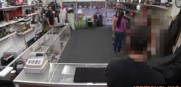  Amateur bitch pawns her pussy and banged by pawn dude
